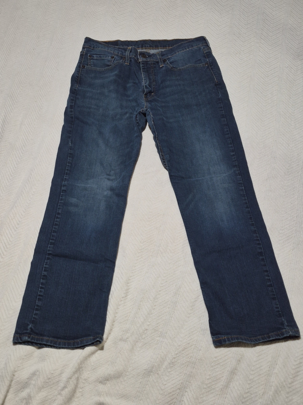 Levi's 514 Straight Fit Mens Jeans Size 33x30 Medium Wash Blue Denim